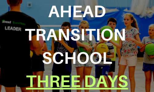 Transition School – Three Days – (Mon 29th July – Thurs 1st August): 9:00am – 2:00pm