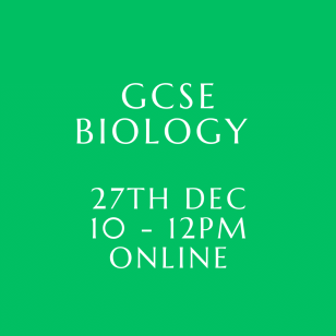 27th Dec: Biology Crash Course – Online (10am – 12pm)